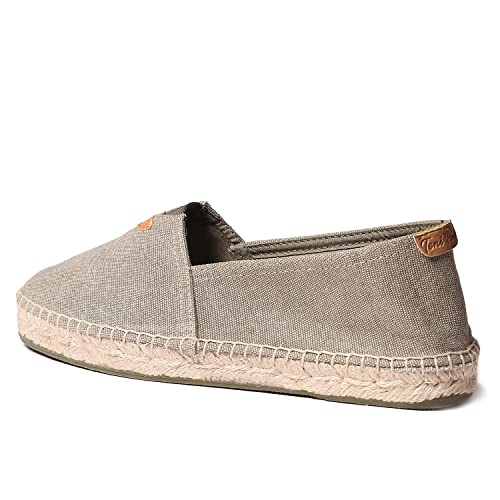 Toni Pons Classic Unisex Espadrille - BLANES-ER - Khaki - 39 EU - Image 5