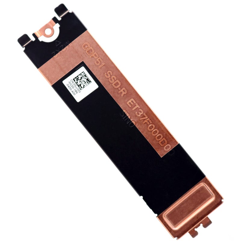 Deal4GO Slot 2 Right Side 2280 M.2 SSD Heatsink Cover Thermal Plate 3JJDG 4TW9C for Dell XPS 15 9500 9510 Precision 5550 5560 Latitude 5500 - Image 1