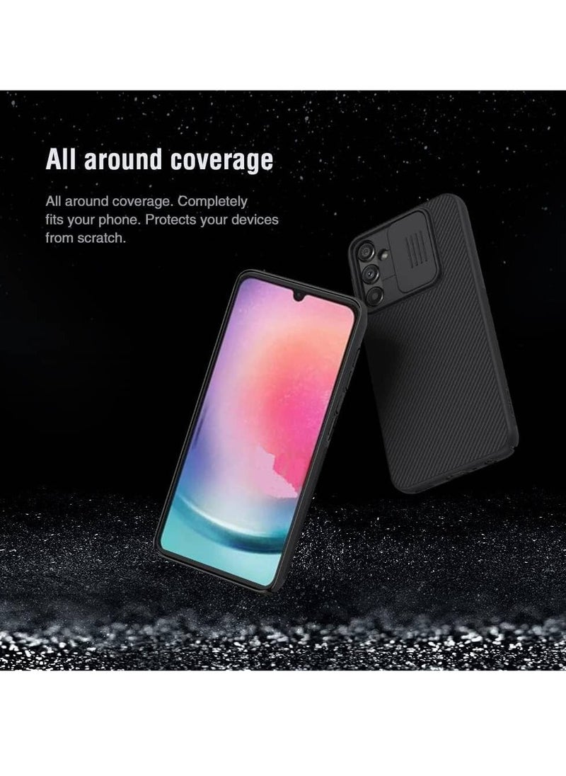 Nillkin Samsung Galaxy A24 4G Case, CamShield Slim case Protective Cover with Camera Protector Hard PC TPU Ultra Thin Anti-Scratch Phone Case (Black)  - Image 3