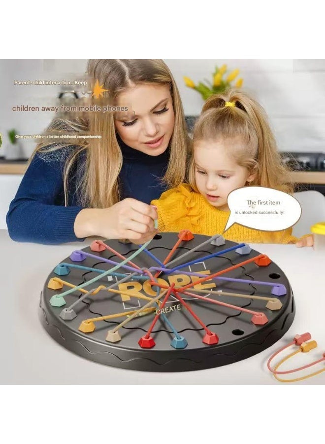 Unraveling the rope battle challenge board game toys for children puzzle logic thinking development concentration parent-child interaction - Image 4