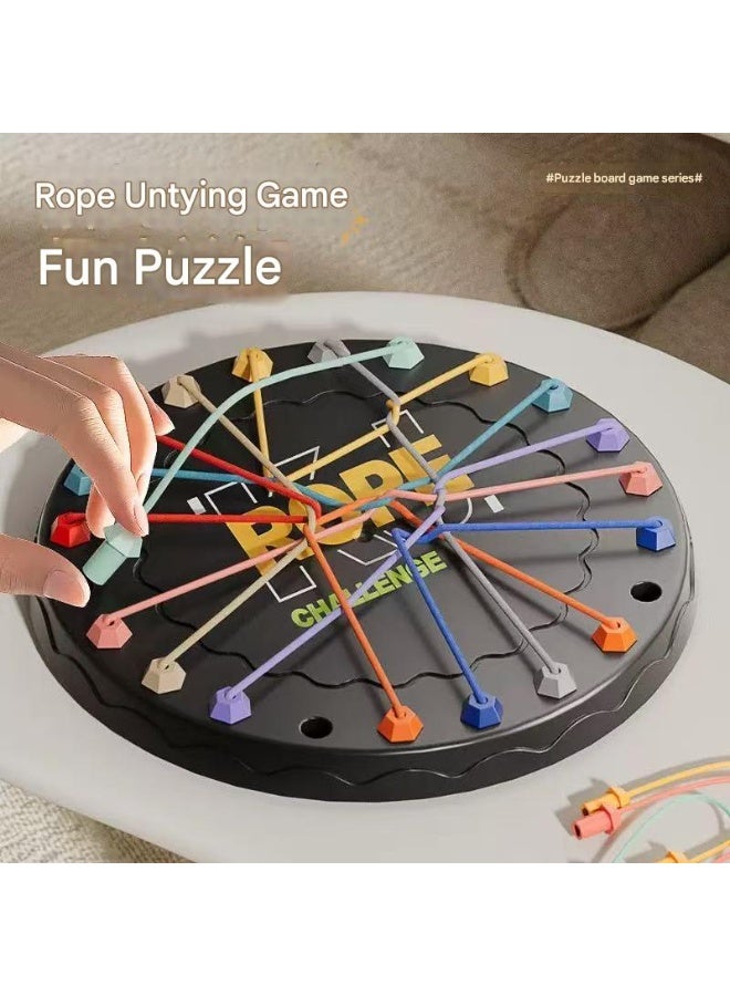 Unraveling the rope battle challenge board game toys for children puzzle logic thinking development concentration parent-child interaction - Image 2