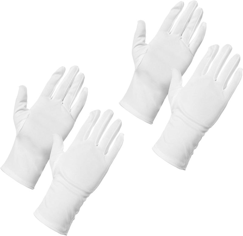AMOS Dermatological Moisturising Cotton Gloves Dry Skin Hands Eczema Cream Absorption Spa Sleep Beauty Gloves 2 Pairs