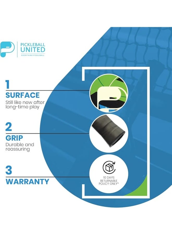 Pickleball United مضرب بيكلبول أول راوند - مضرب خفيف الوزن للغاية مع قلب من الفلين، جسم عريض، مقبض ماص للعرق - مثالي لجميع الأعمار ومستويات المهارة، لعب مثالي في الداخل والخارج مع تحكم دقيق - Image 2