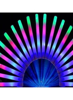 Vitacelli Glow Sticks Bulk Glow in The Dark Party Supplies, LED Foam Sticks with 3 Modes Colorful Flashing Light Up Toys for Party Birthday Wedding Concert 25-PCS  - Image 1