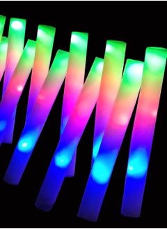 Vitacelli Glow Sticks Bulk Glow in The Dark Party Supplies, LED Foam Sticks with 3 Modes Colorful Flashing Light Up Toys for Party Birthday Wedding Concert 25-PCS  - Image 2
