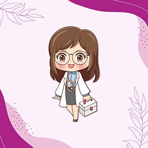 Bhai Please Doctor Female Woman Wooden Fridge Magnet (Pack of 1) | Character Magnets | 3 inches| Womens Day Gift, Gift for Wife, Mother, Daughter, Sister, Colleagues - Image 5