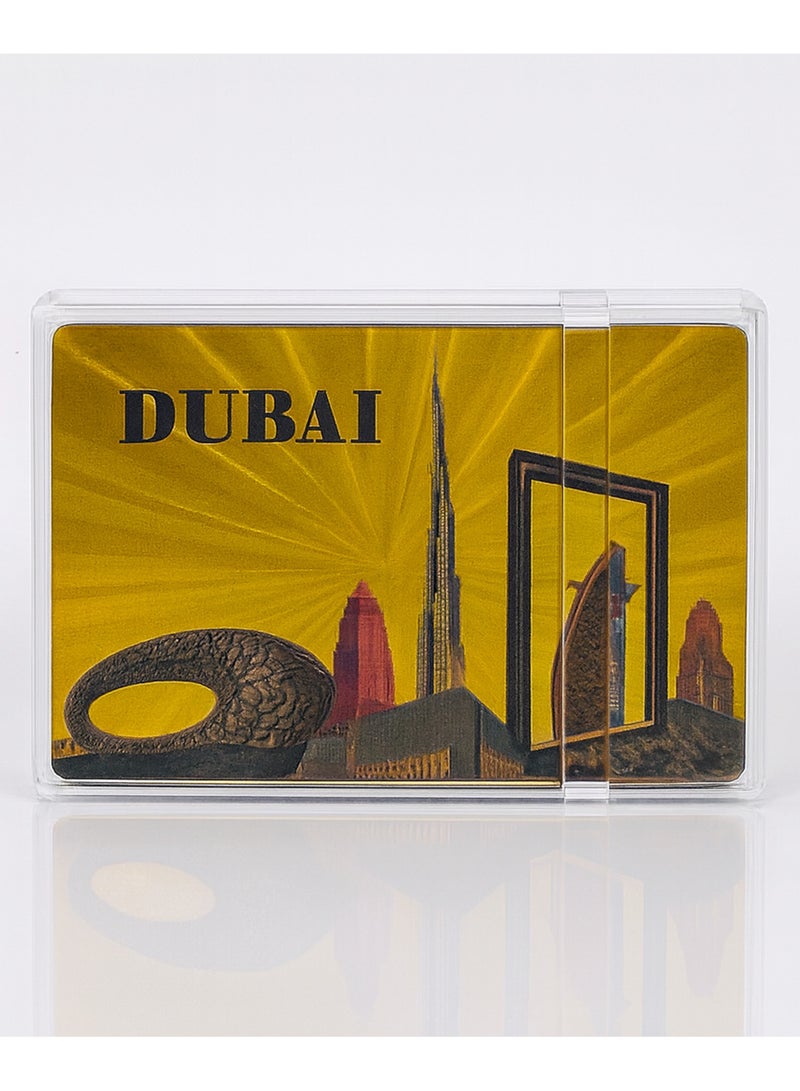 Souvenir Souq  24K Gold  Foil Water Proof  Dubai  Playing Cards  Deck Assorted - Image 1