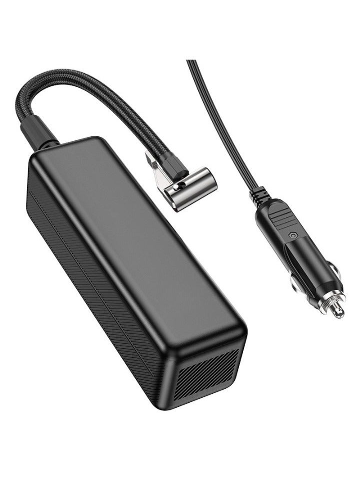 هوكو منفاخ إطارات رقمي محمول - مضخة هواء ذكية ١٢ فولت مع شاشة LED ومصباح يدوي للسيارة والدراجة النارية والكرات - Image 3