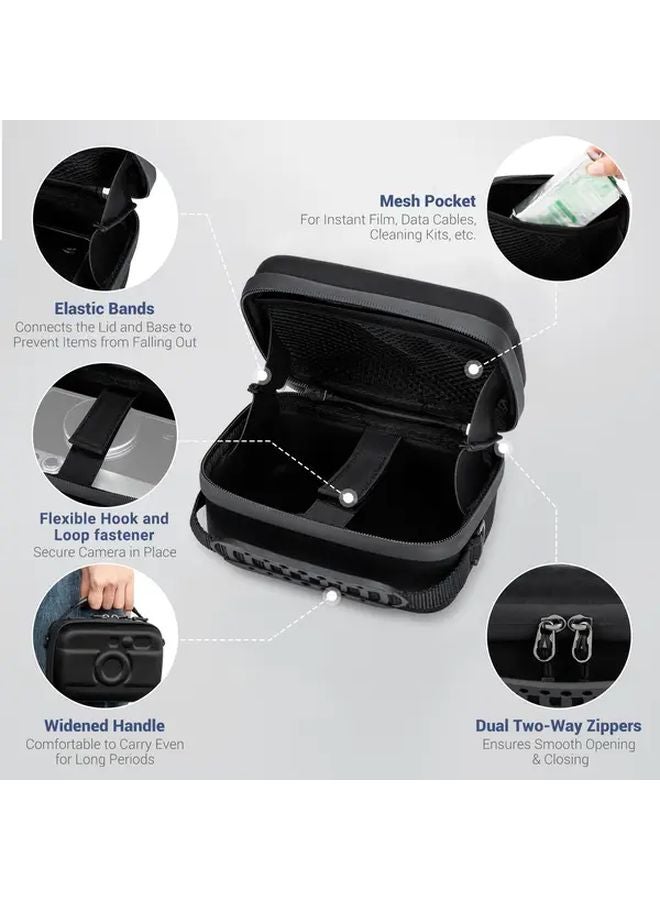 Black Camera Case for Fujifilm Instax Mini Evo LiPlay X100F X100V X100VI Compact Cameras - Image 4