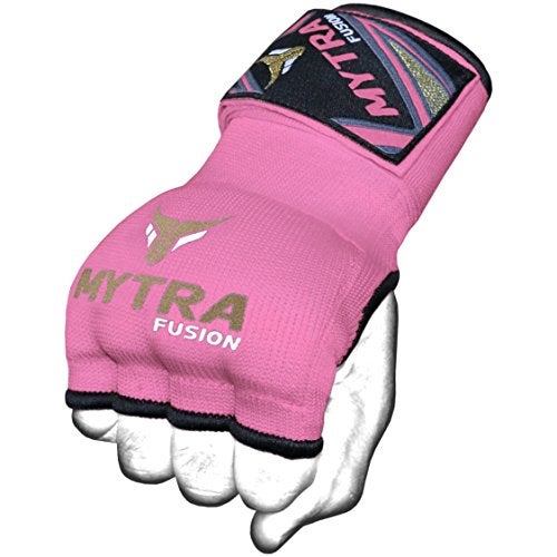 Mytra Fusion Kids Hybrid Boxing Inner Gloves Punching Boxing MMA Muay Thai Gym Workout Gel Inner Gloves Elasticated Padded Fist Under Mitts Protection Fist Knuckle Wrist Wrap (Comes in Pairs) - Image 3