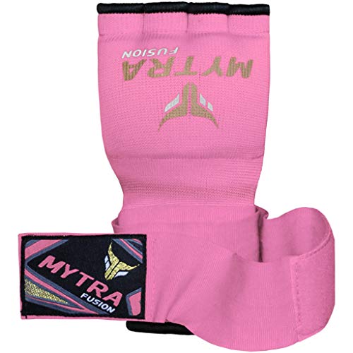 Mytra Fusion Kids Hybrid Boxing Inner Gloves Punching Boxing MMA Muay Thai Gym Workout Gel Inner Gloves Elasticated Padded Fist Under Mitts Protection Fist Knuckle Wrist Wrap (Comes in Pairs) - Image 4