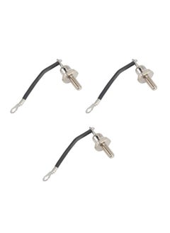 NIBEMINENT 3PCS 25A ZX25 12 Diesel Generator Diode Small Portable Rectifier Diode Replacement Accessories Parts Negative Black Line  - Image 5