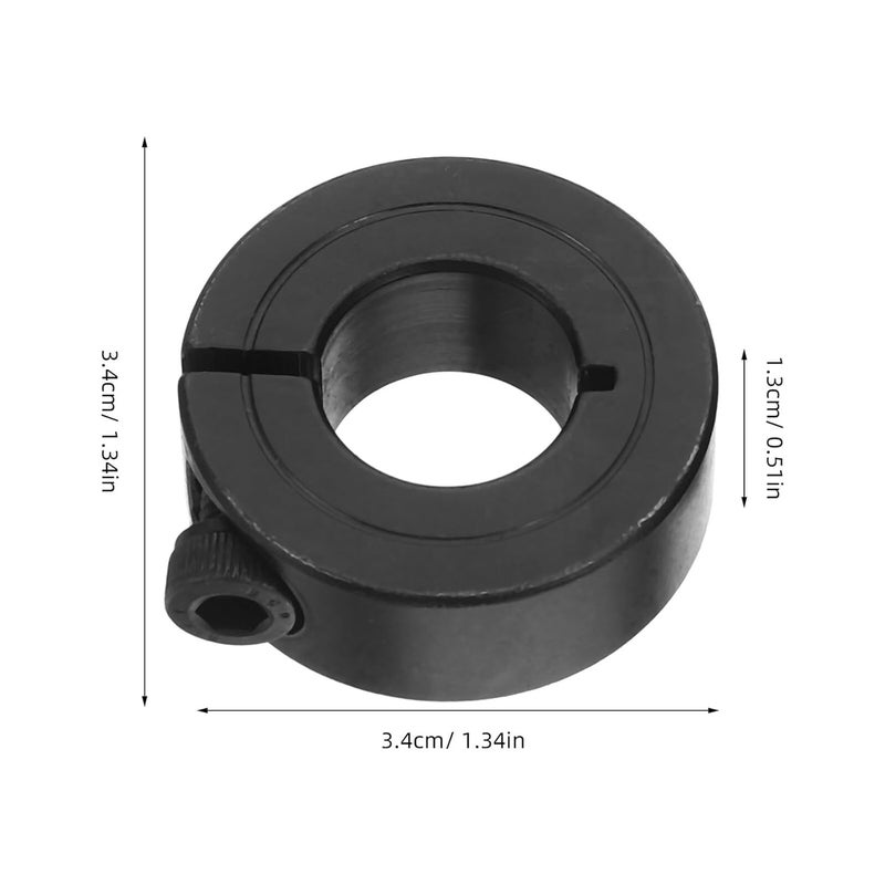 4pcs Single Split Steel Shaft Clamping Collar Clamp-on Shaft Collar 16x34x13mm Industrial Fixation for Mechanical Repair and Power Transmission - Image 2