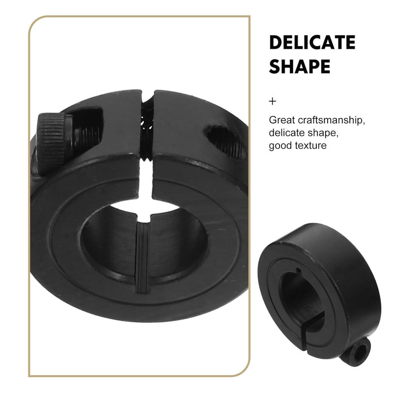 4pcs Single Split Steel Shaft Clamping Collar Clamp-on Shaft Collar 16x34x13mm Industrial Fixation for Mechanical Repair and Power Transmission - Image 3