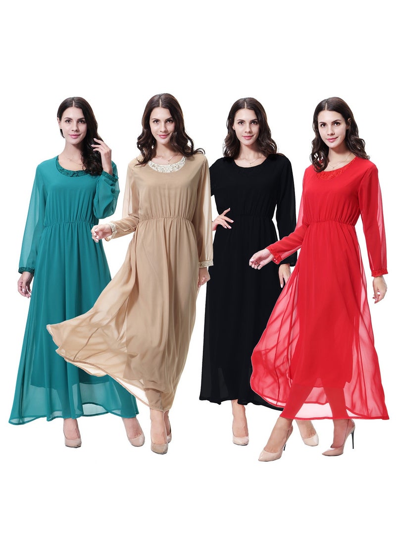 KUYING - New Fashion Versatile Long sleeved Dress - Image 1