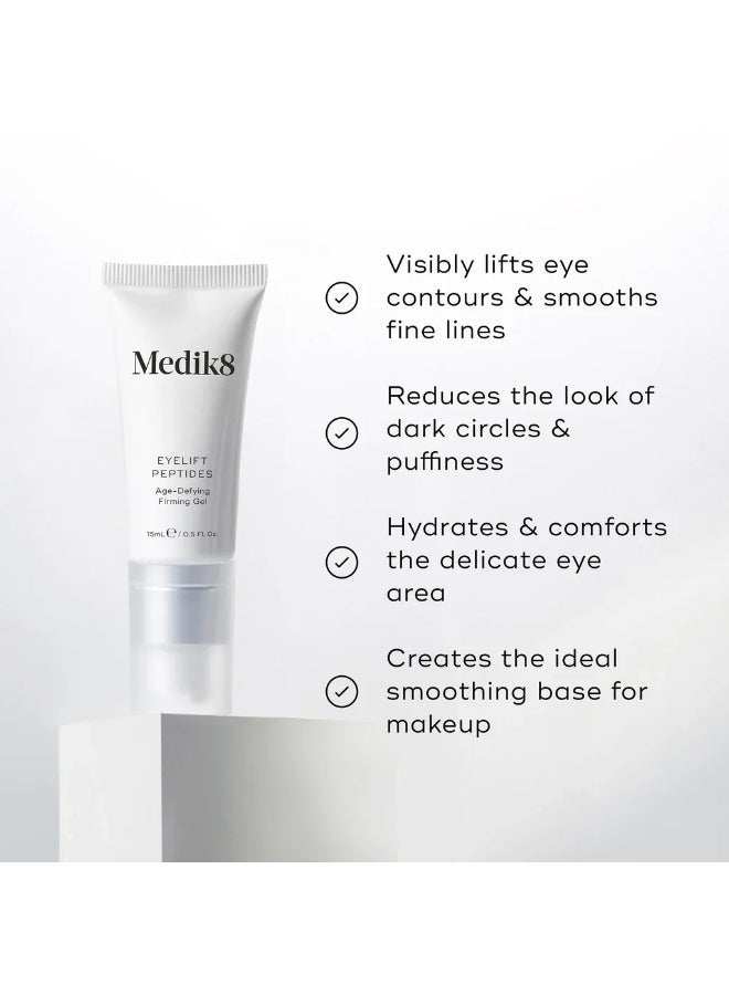Medik8 Eyelift Peptides Age-Defying Firming Gel 15ml - Image 2