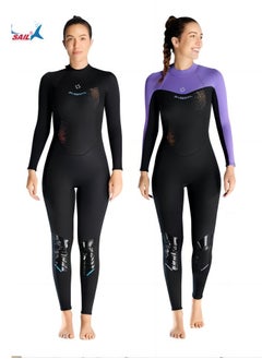 Long sleeved wetsuit for women