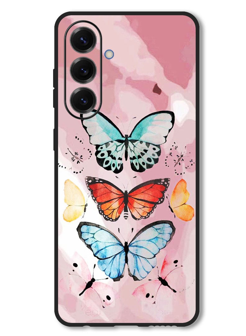 Theodor Case Compatible with Samsung Galaxy F16/ M16 Protection Shockproof Bumper Cover Butterflies (2) - Image 1