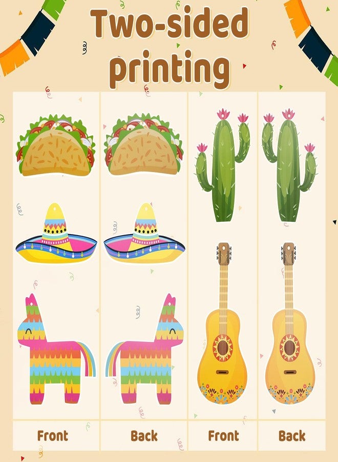 HMIEPRS 40Pcs Mexican Hanging Swirl Decorations, Mexican Fiesta Cinco De Mayo Party Supplies, Taco Twosday Birthday Theme, Taco Party Whirls Fiesta Ceiling Decors for Boys Girls Shower - Image 3