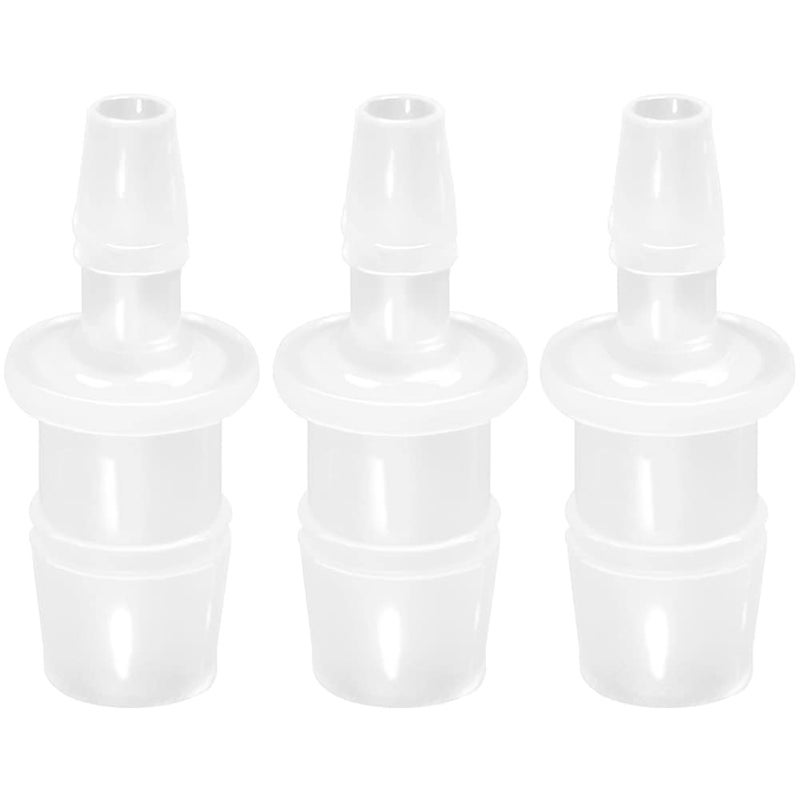 JoyTube Plastic Hose Barb Reducer Pipe Fittings, 1/2" to 3/8" Hose ID Connectors Joint Splicer Mender Adapter Union Boat Water Air Aquarium O2 Fuel (Pack of 3) - Image 4