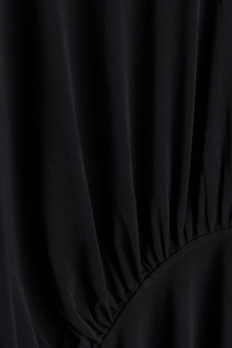 H&M  Batwing-sleeved tie-detail dress for Women | Best Price UAE