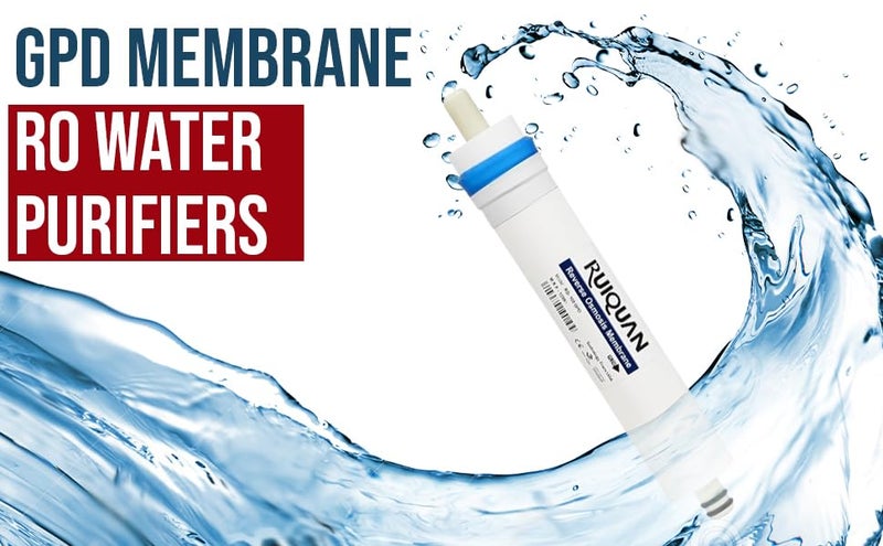 RUIQUAN RO Membrane 100 GPD - High TDS Water Purifier Membrane (Up to 2500 TDS) – Best Replacement Cartridge for All RO Systems – Pure, Clean Water for Your Family! (White)  - Image 4