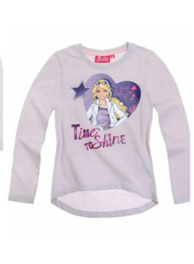 باربي تي شيرت باربي للبنات بأكمام طويلة من Kids TV - Image 1