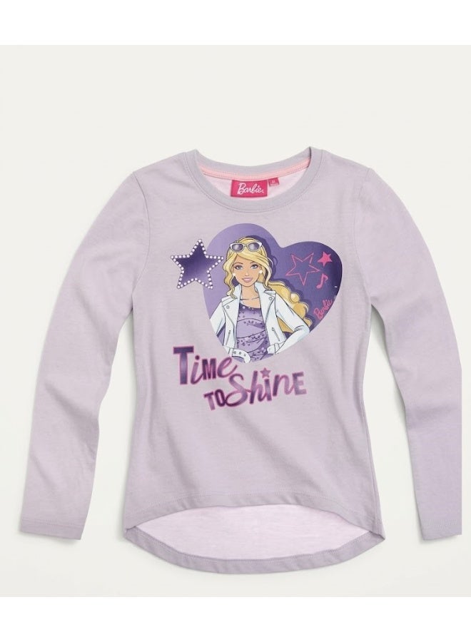Barbie girls long sleeve t-shirt  by Kids TV100%cotton - Image 1