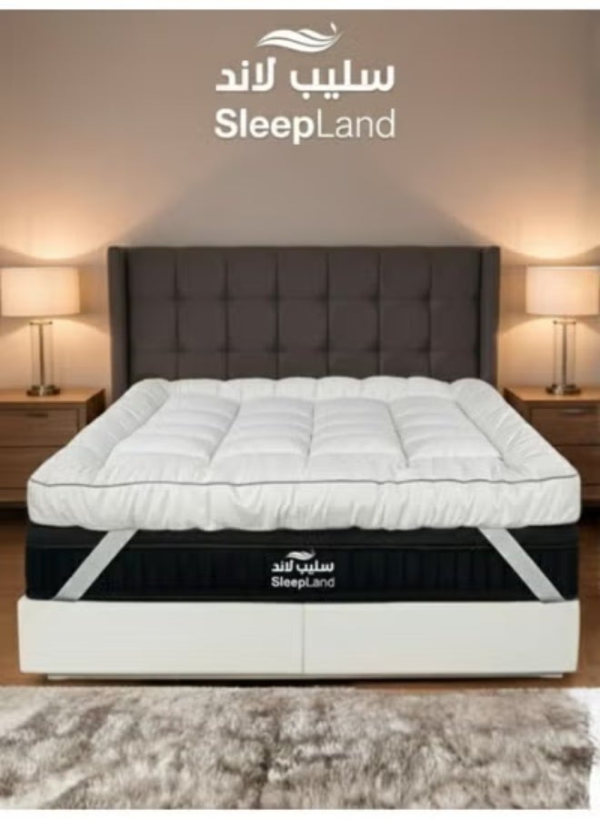 SleepLand Hotel Bed Sheet Silky Touch Double 150x200 Height 14cm - Image 1
