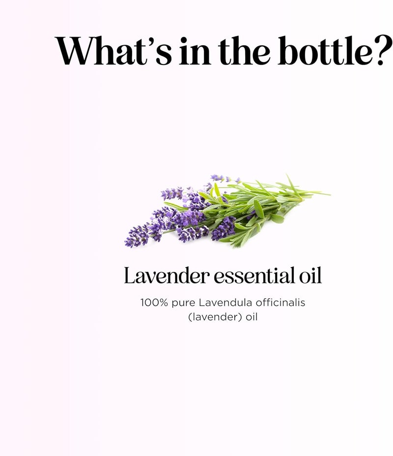 Pure Lavender Essential Oil - Lavender Oil for Hair Skin and Nails Plus Aromatherapy Diffusers Humidifiers Linens and Baths for at Home Spa Self Care - Premium Grade Non-GMO in Glass Bottle (1 Fl Oz) - Image 4