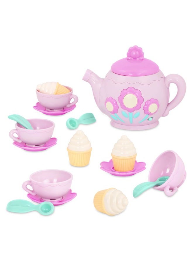 BATTAT – Singing Teapot – Toy Food – Pretend Play – Kitchen Set – Ages 3 Years Old & Up – Ladida Musical Tea Party - Image 1