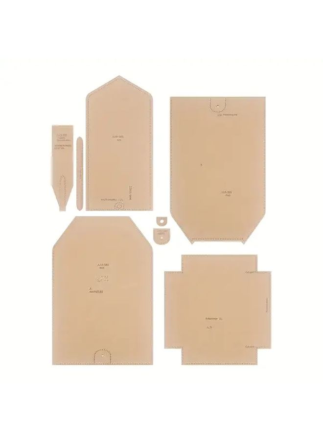 مجموعة أدوات صنع الجلود مع قالب أكريليك لإمدادات صنع حقيبة دلو DIY 1 مجموعة - Image 3