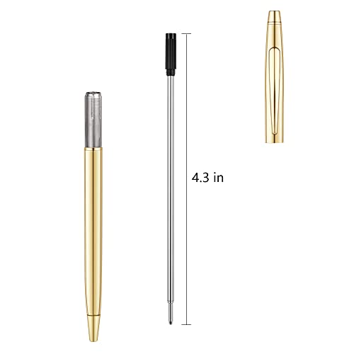 Unibene Cross Compatible Ballpoint Pen Refills 20 Pack, 1.0mm Medium Point-Black, Smooth Writing Replaceable German Ink Refill - Image 4