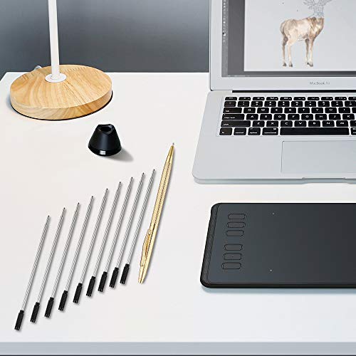 Unibene Cross Compatible Ballpoint Pen Refills 20 Pack, 1.0mm Medium Point-Black, Smooth Writing Replaceable German Ink Refill - Image 5