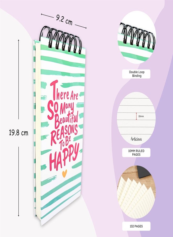 دفتر ملاحظات حلزوني وقائمة مهام من Articious (21.2 × 15.2 سم) 264 صفحة 80 جرام/متر مربع (مخطط ومبهج) - Image 5