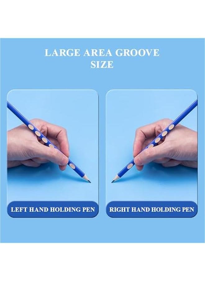 Arabest - 30 Triangular 2B Pencils with Grip Correction, Colorful Barrels, Pre-Sharpened for Writing, Drawing, Sketching - Image 1