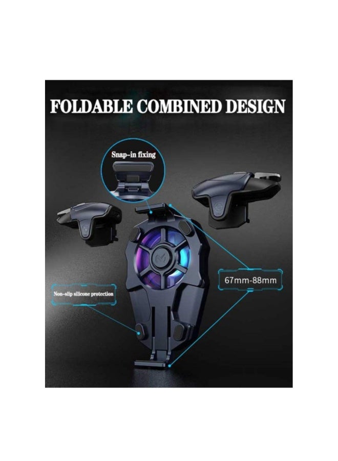 ACLIX AK03 For PUBG Mobile Controller Phone Fan Cooler Gamepad Joystick Trigger Control For iOS And Android - Image 3