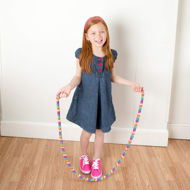Made By Me Craft Loops Refill, Includes 210 Weaving Loom Loops in 7 Vibrant Colors, Potholders, DIY Craft Kit for Kids - Image 4