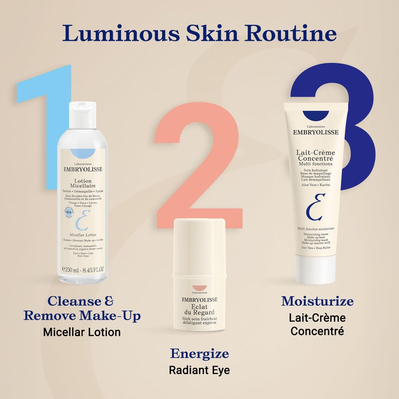 Embryolisse Micellar Lotion Makeup Remover for Sensitive Skin, Gentle Cleansing and Toning Floral Water with Chamomile, Cornflower & Witch Hazel, No-Rinse, 8.45 Fl Oz - Image 5