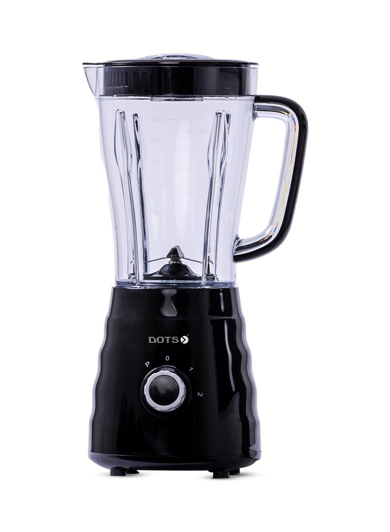 دوتس خلاط كهربائي 500 واط، 1.5 لتر، دورق شفاف - BLD-6003 - Image 3