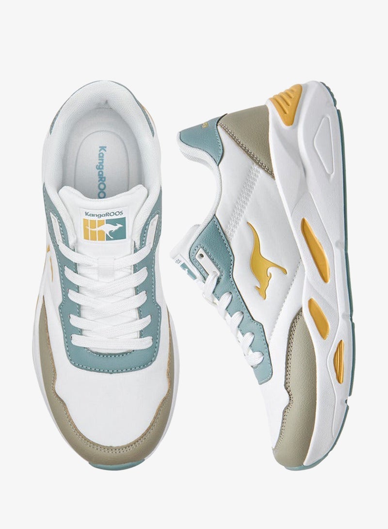 kangaROOS Women's Colourblock Sports Shoes with Lace-Up Closure - Image 3