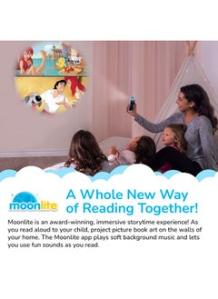 Moonlite Storytime The Little Mermaid Storybook Reel A Magical Way To Read Together Digital Story For Projector Fun Sound Effects Learning Gifts For Kids Ages 1 Year And Up  - Image 3