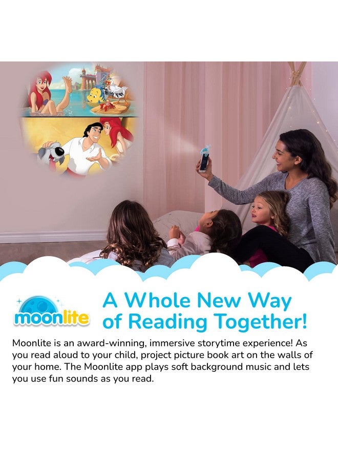 Moonlite Storytime The Little Mermaid Storybook Reel A Magical Way To Read Together Digital Story For Projector Fun Sound Effects Learning Gifts For Kids Ages 1 Year And Up - Image 3
