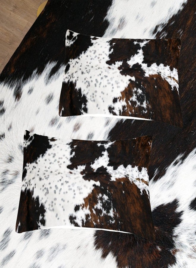 Tailor Shop Black White Cow Print Comforter Set Full, Western Farmhouse Cow Print Bedding in A Bag, Rustic Cowhide Comforter Set with 2 Matching Pillowcases Bedroom Decor… - Image 4