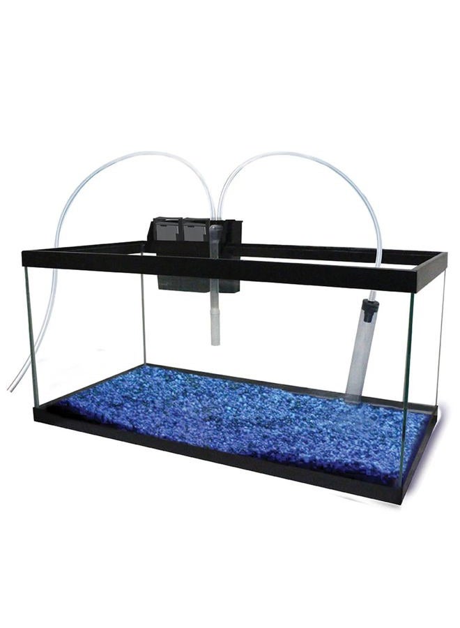 Danner Supreme EZ Clean External 55 Gallon Filter with Built-in Water Change Siphon, Gravel Cleaner, Dual Cartridges (for Fresh & Salt Water) #01105 Manufacturing, Black - Image 2