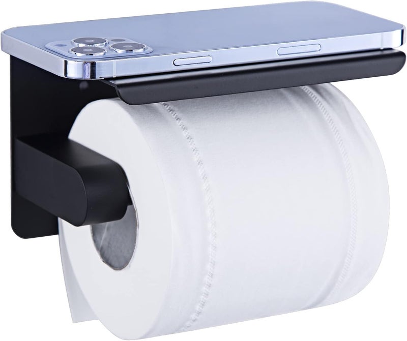 Bathroom Accessory Set SUS304 Stainless Steel Rustproof ((Heavy Square Black Tullet)) - Image 1