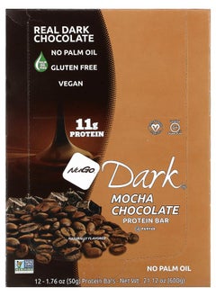 NuGo Dark Protein Bars Mocha Chocolate 12 Bars 1.76 oz (50 g) Each - pzsku/Z4EFFBAC1B07DB1A2BBF1Z/45/_/1740571418/8a7ad438-790c-4b2f-8f1d-5298b84eb3c9