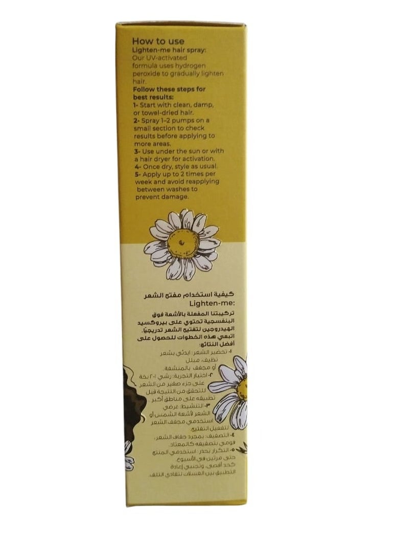 Bio Soft Bio Soft Lighten me hair lightening spray 180ml  - Image 4