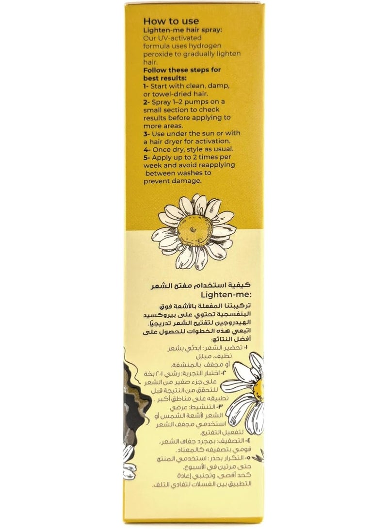 Bio Soft Lighten me hair lightening spray 180ml - Image 4