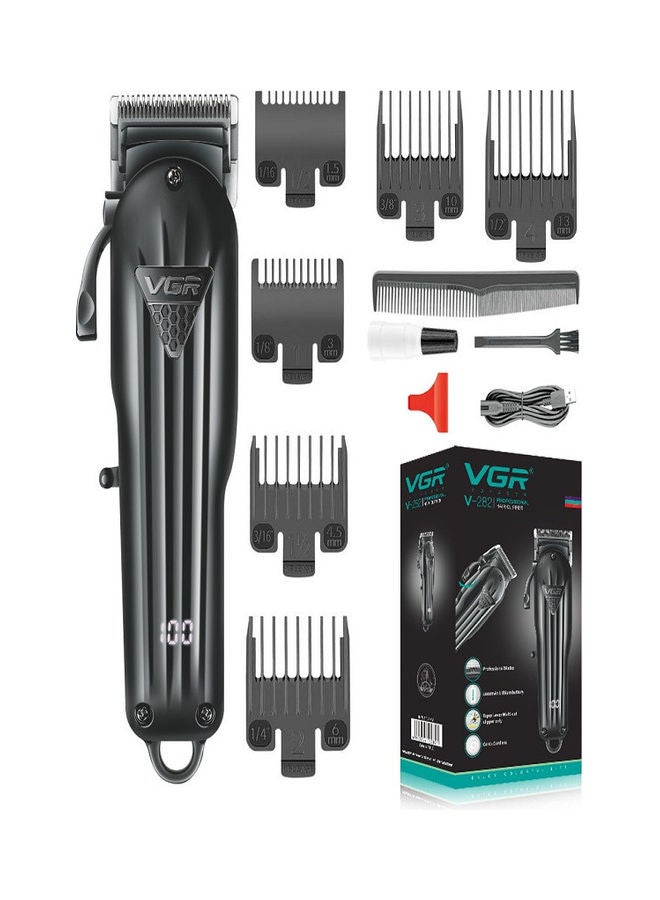 VGR V-282 Professional Rechargeable Hair Trimmer Black - Image 1